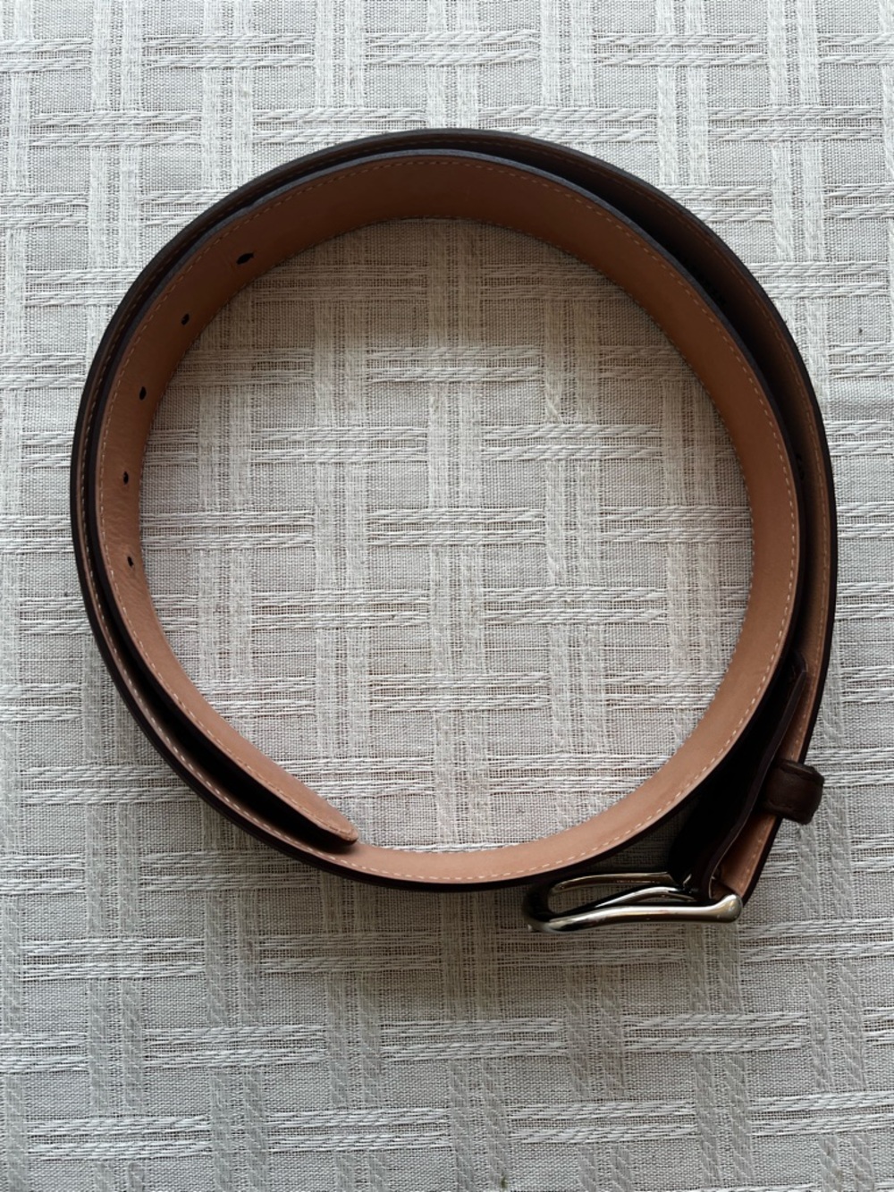 Tecovas Brown Leather Belt Size 38